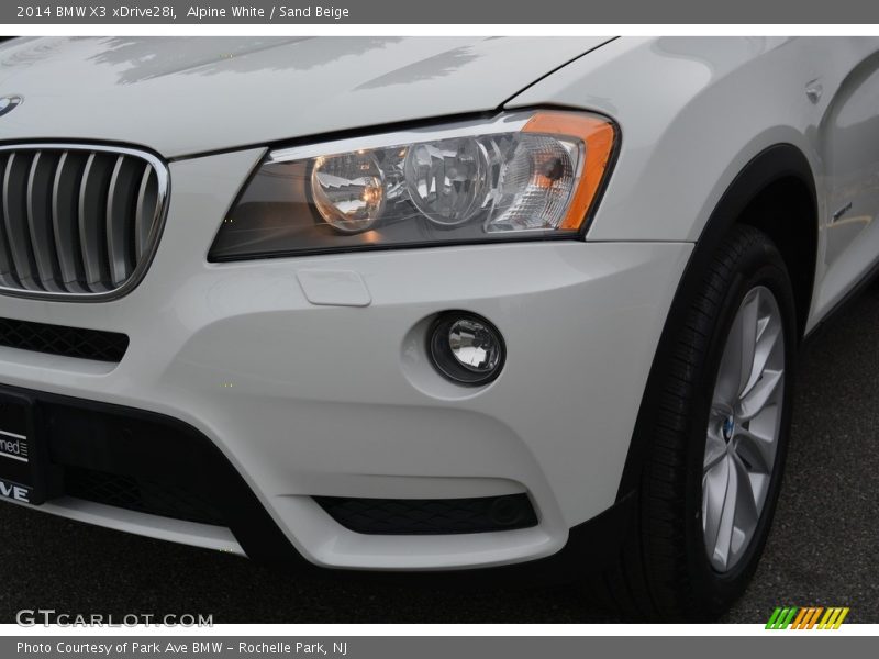 Alpine White / Sand Beige 2014 BMW X3 xDrive28i