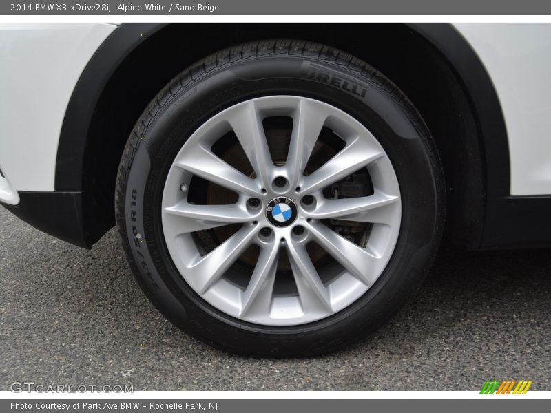 Alpine White / Sand Beige 2014 BMW X3 xDrive28i