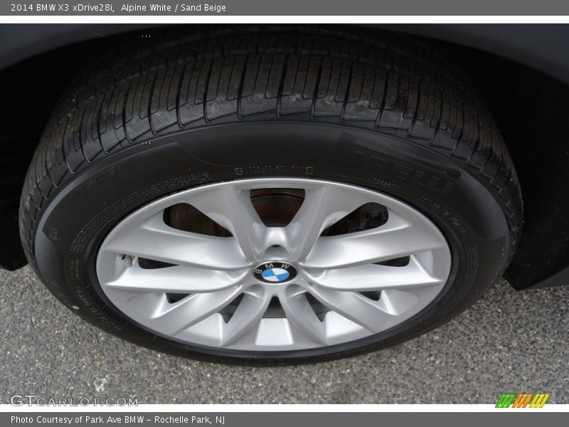 Alpine White / Sand Beige 2014 BMW X3 xDrive28i
