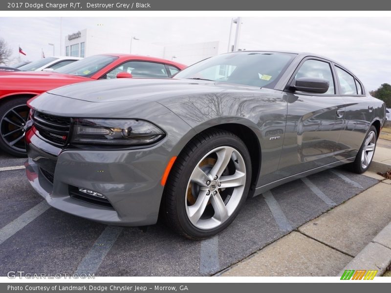 Destroyer Grey / Black 2017 Dodge Charger R/T