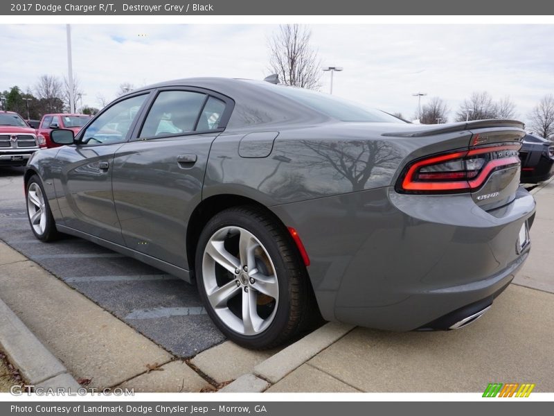 Destroyer Grey / Black 2017 Dodge Charger R/T
