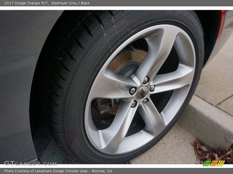 Destroyer Grey / Black 2017 Dodge Charger R/T