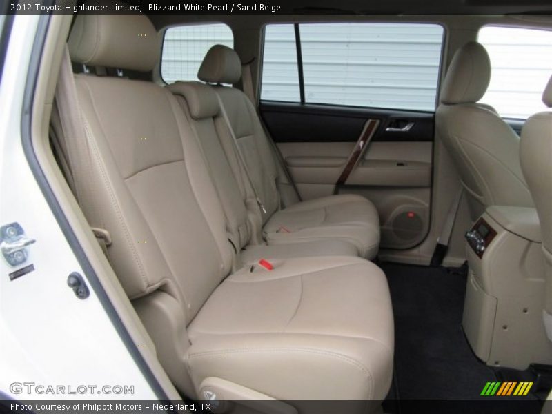 Blizzard White Pearl / Sand Beige 2012 Toyota Highlander Limited