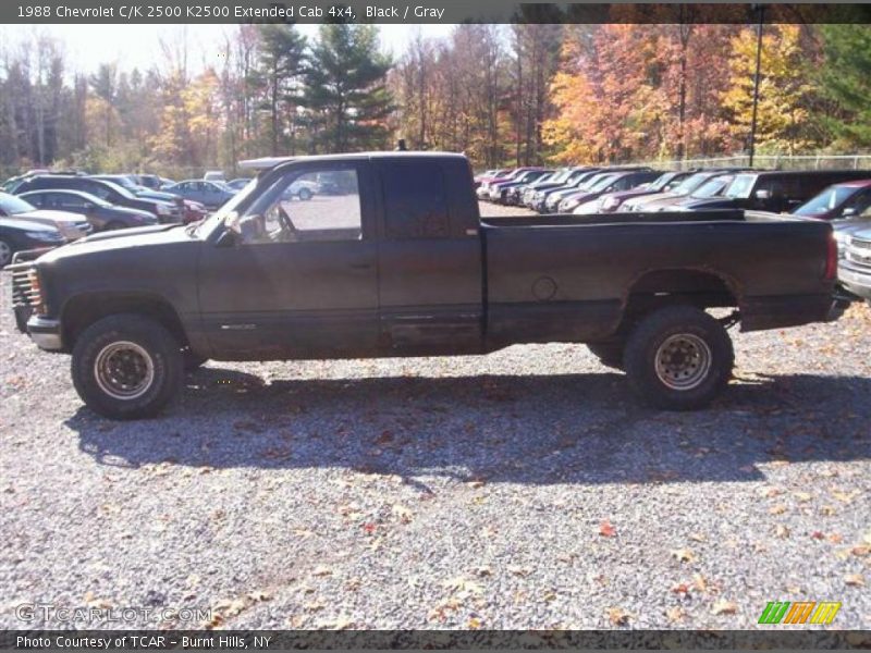 Black / Gray 1988 Chevrolet C/K 2500 K2500 Extended Cab 4x4