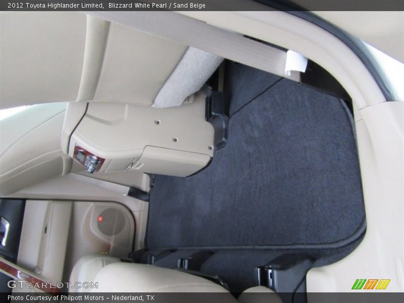 Blizzard White Pearl / Sand Beige 2012 Toyota Highlander Limited