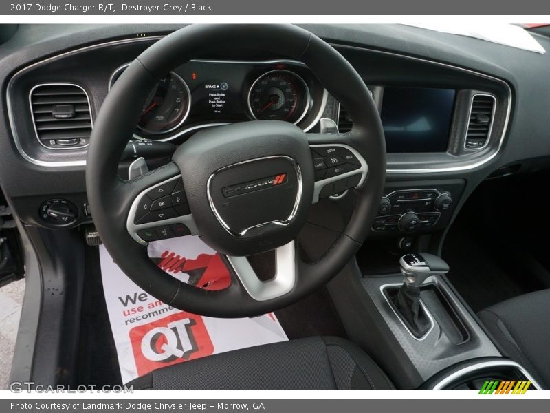 Destroyer Grey / Black 2017 Dodge Charger R/T