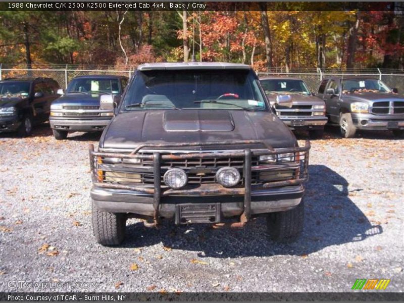 Black / Gray 1988 Chevrolet C/K 2500 K2500 Extended Cab 4x4