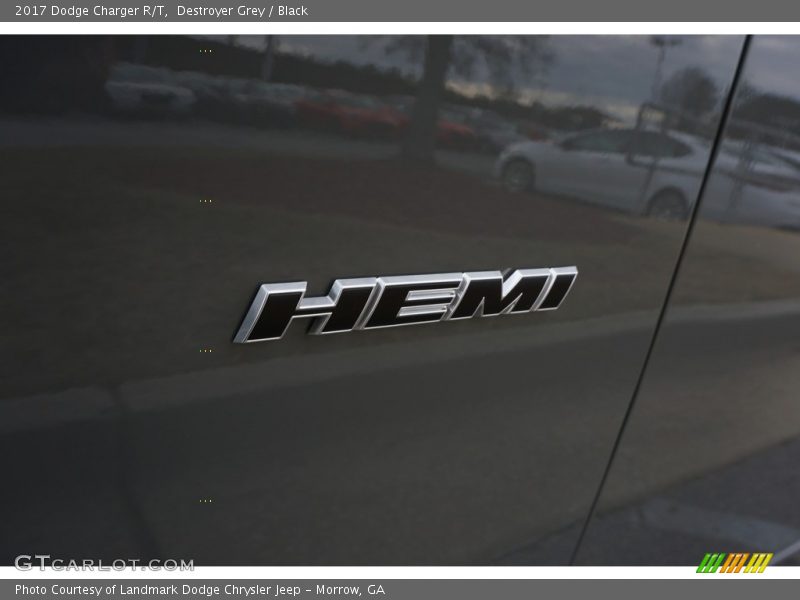 Destroyer Grey / Black 2017 Dodge Charger R/T