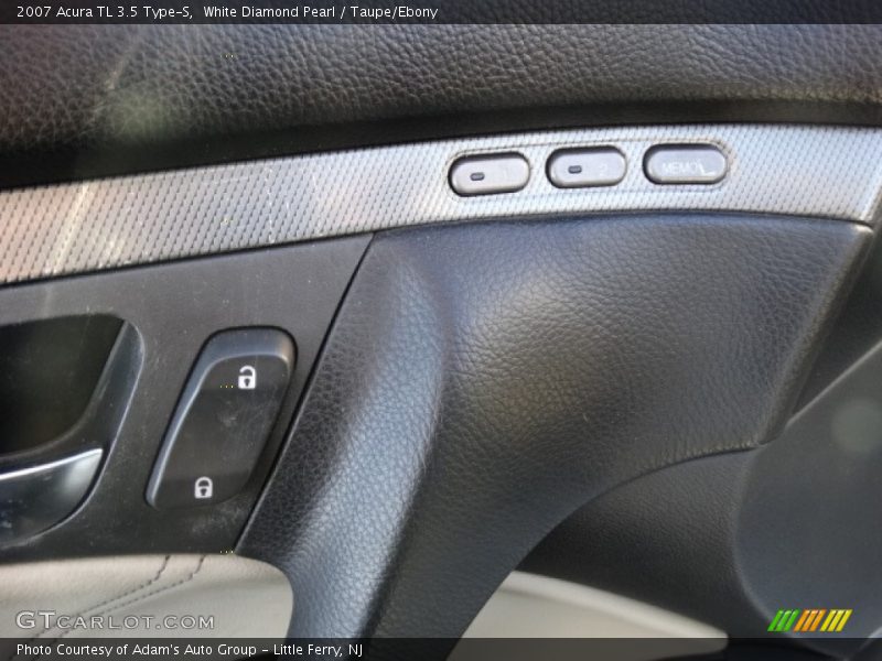 White Diamond Pearl / Taupe/Ebony 2007 Acura TL 3.5 Type-S