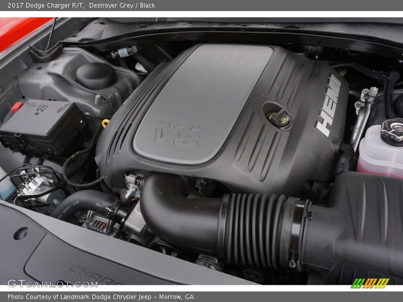 Destroyer Grey / Black 2017 Dodge Charger R/T