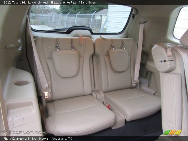 Blizzard White Pearl / Sand Beige 2012 Toyota Highlander Limited