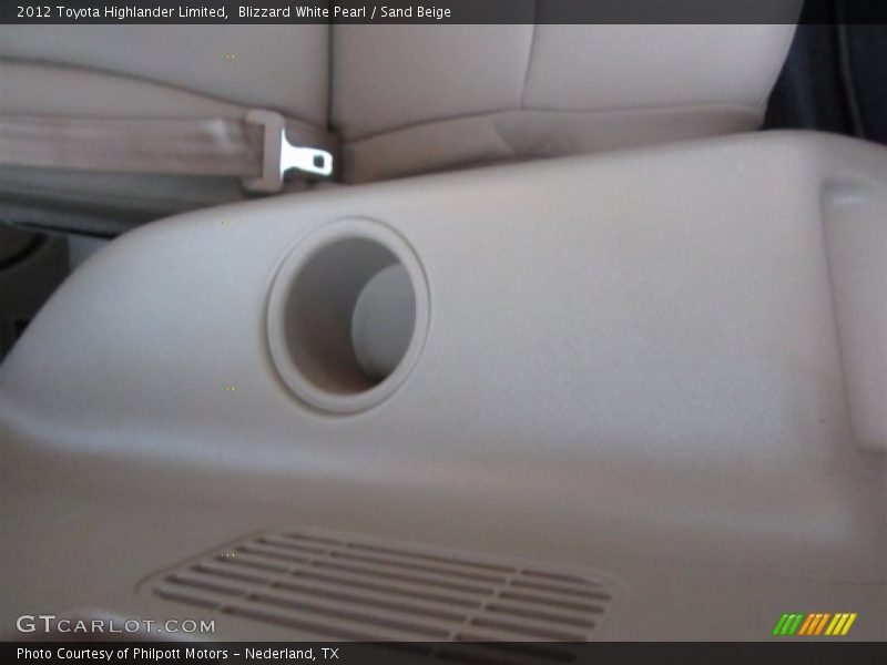 Blizzard White Pearl / Sand Beige 2012 Toyota Highlander Limited