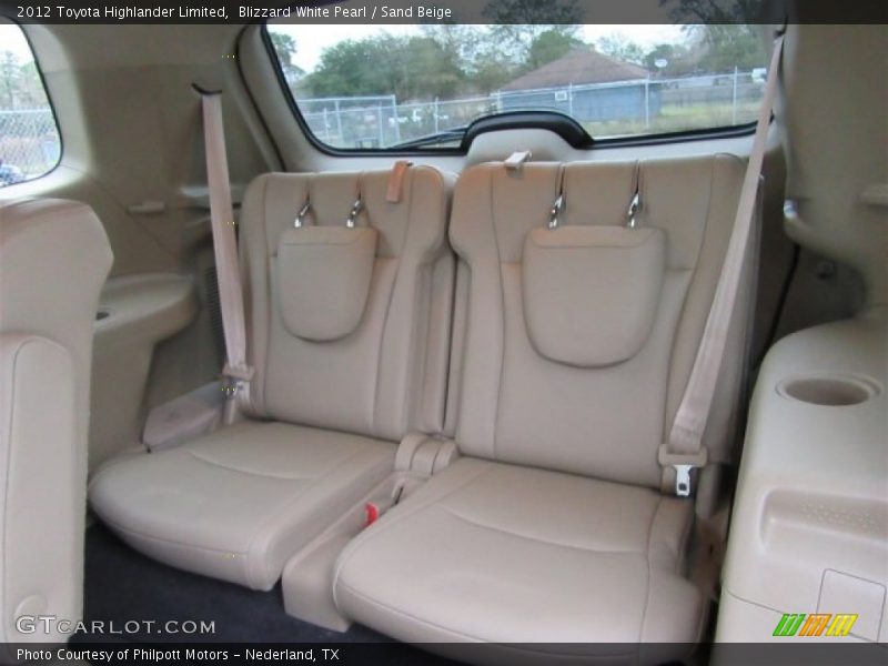 Blizzard White Pearl / Sand Beige 2012 Toyota Highlander Limited