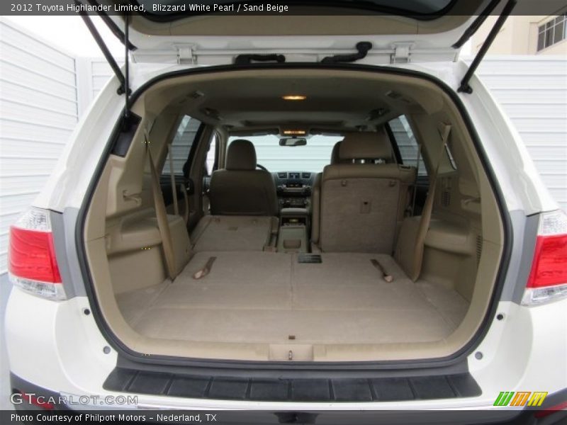 Blizzard White Pearl / Sand Beige 2012 Toyota Highlander Limited
