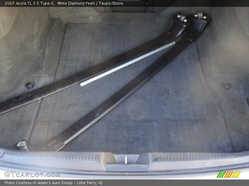 White Diamond Pearl / Taupe/Ebony 2007 Acura TL 3.5 Type-S