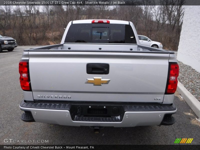 Silver Ice Metallic / Jet Black 2016 Chevrolet Silverado 1500 LT Z71 Crew Cab 4x4