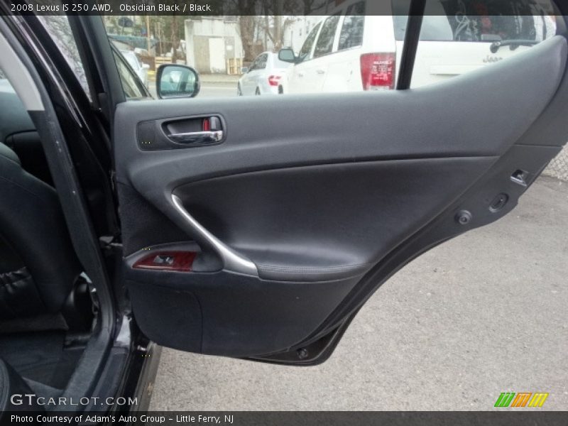 Obsidian Black / Black 2008 Lexus IS 250 AWD