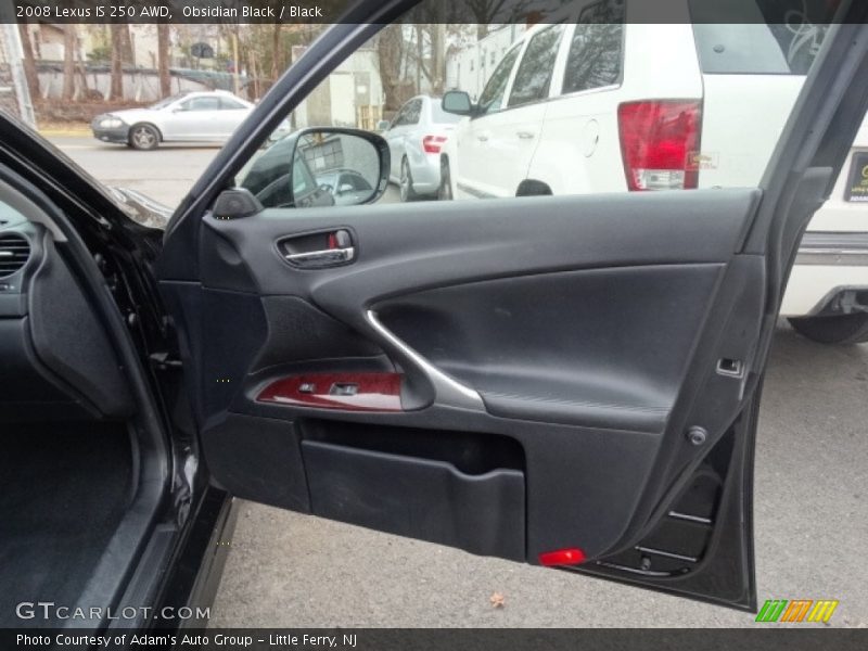 Obsidian Black / Black 2008 Lexus IS 250 AWD