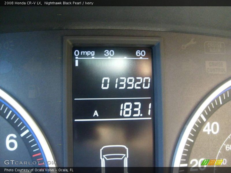Nighthawk Black Pearl / Ivory 2008 Honda CR-V LX