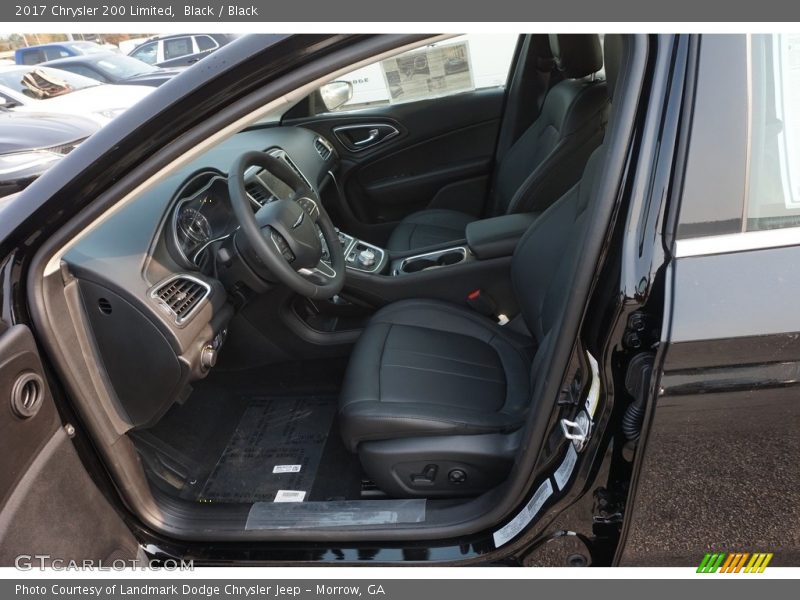 Black / Black 2017 Chrysler 200 Limited