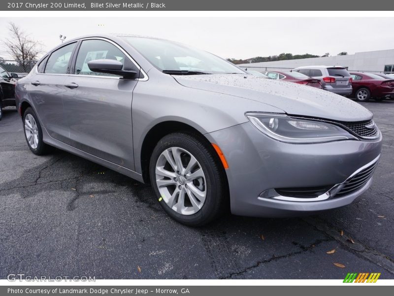 Billet Silver Metallic / Black 2017 Chrysler 200 Limited