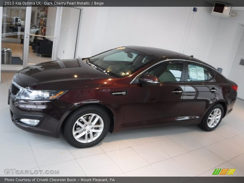 Dark Cherry Pearl Metallic / Beige 2013 Kia Optima LX