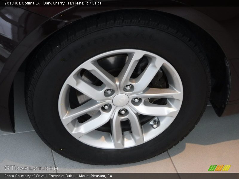 Dark Cherry Pearl Metallic / Beige 2013 Kia Optima LX
