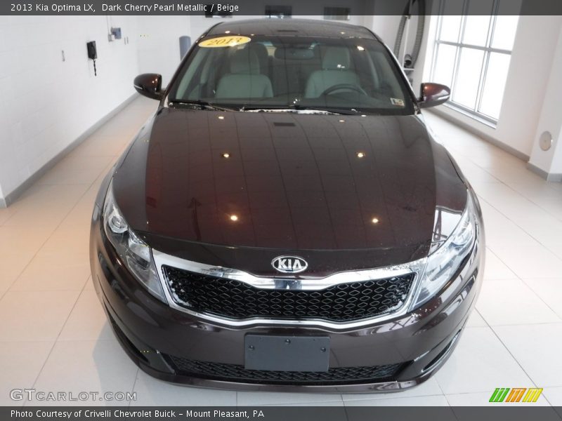 Dark Cherry Pearl Metallic / Beige 2013 Kia Optima LX