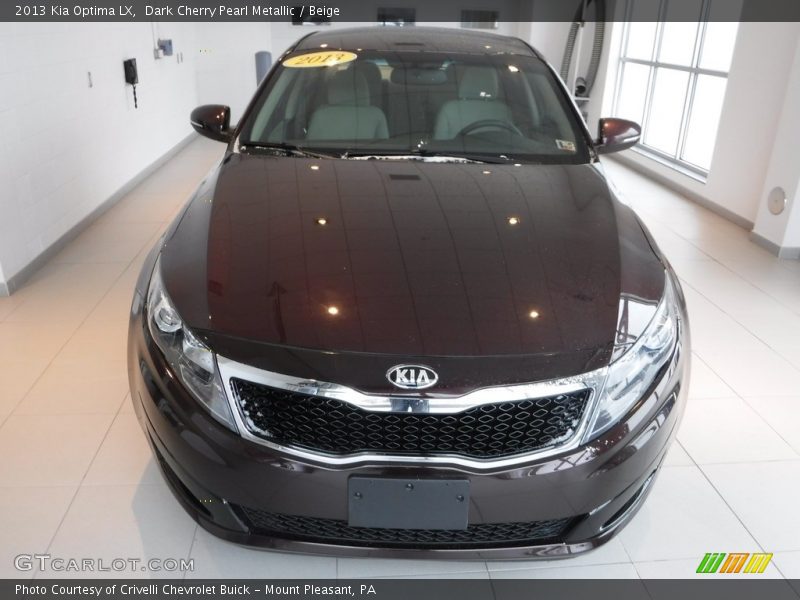 Dark Cherry Pearl Metallic / Beige 2013 Kia Optima LX