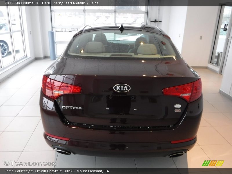 Dark Cherry Pearl Metallic / Beige 2013 Kia Optima LX