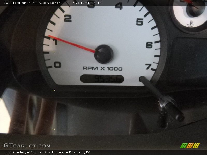 Black / Medium Dark Flint 2011 Ford Ranger XLT SuperCab 4x4