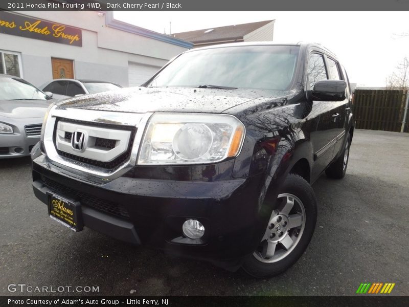 Dark Cherry Pearl / Black 2011 Honda Pilot Touring 4WD