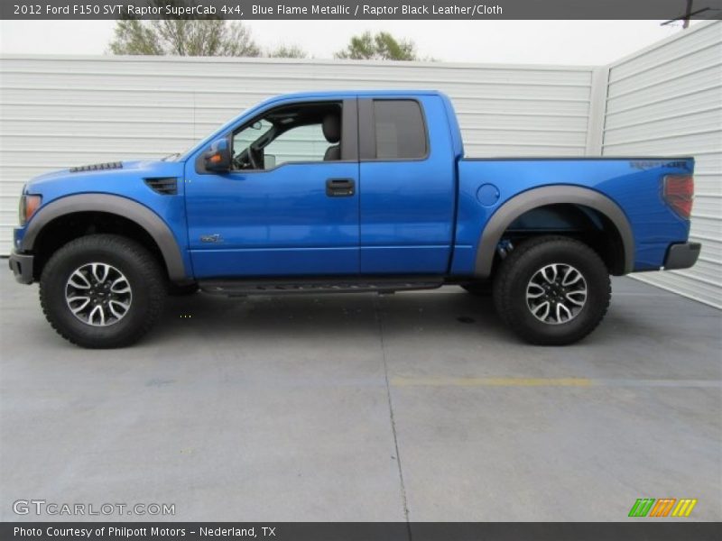  2012 F150 SVT Raptor SuperCab 4x4 Blue Flame Metallic