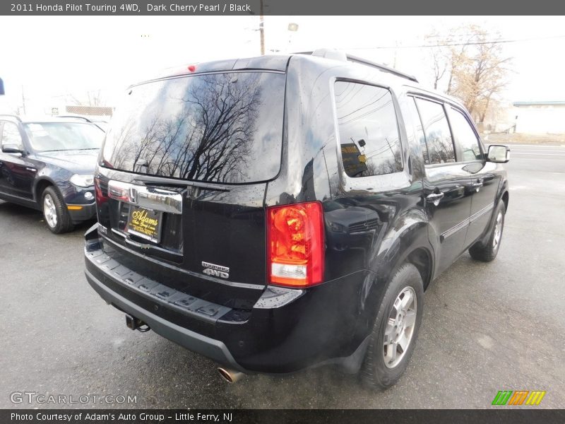 Dark Cherry Pearl / Black 2011 Honda Pilot Touring 4WD