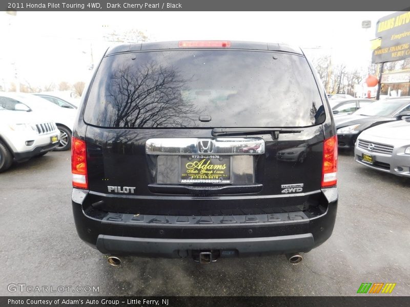 Dark Cherry Pearl / Black 2011 Honda Pilot Touring 4WD