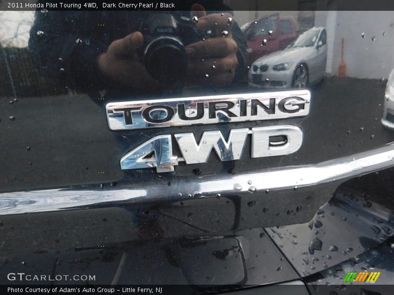 Dark Cherry Pearl / Black 2011 Honda Pilot Touring 4WD