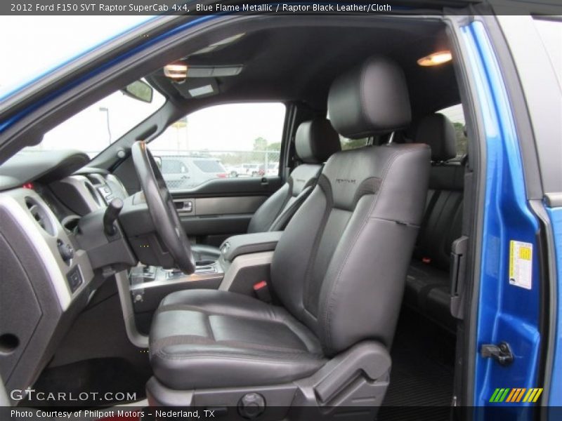 Front Seat of 2012 F150 SVT Raptor SuperCab 4x4