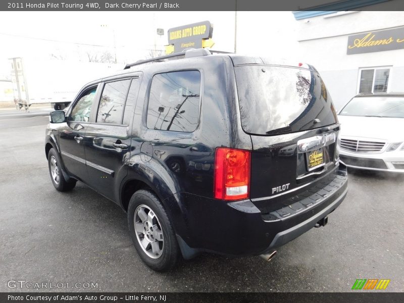 Dark Cherry Pearl / Black 2011 Honda Pilot Touring 4WD