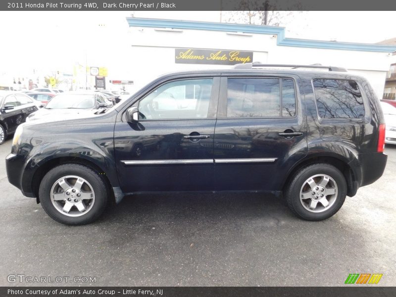 Dark Cherry Pearl / Black 2011 Honda Pilot Touring 4WD