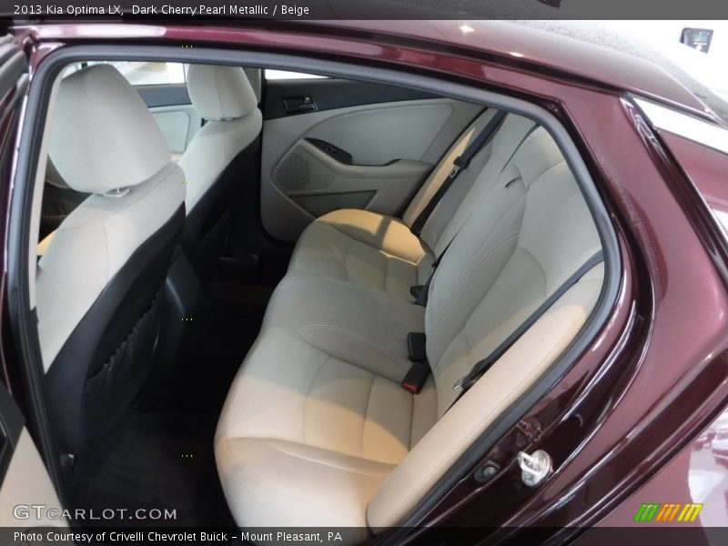 Dark Cherry Pearl Metallic / Beige 2013 Kia Optima LX