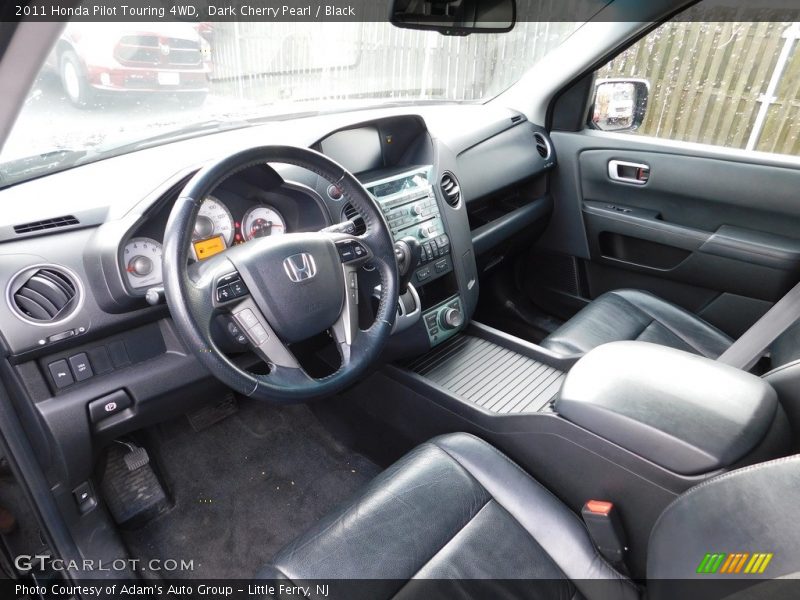 Dark Cherry Pearl / Black 2011 Honda Pilot Touring 4WD