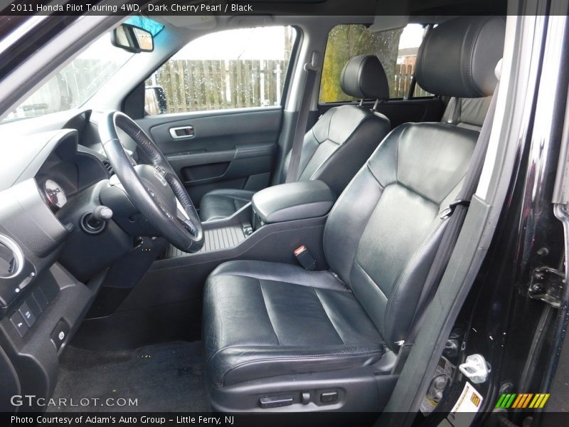 Dark Cherry Pearl / Black 2011 Honda Pilot Touring 4WD