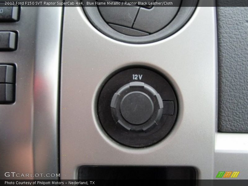 Blue Flame Metallic / Raptor Black Leather/Cloth 2012 Ford F150 SVT Raptor SuperCab 4x4