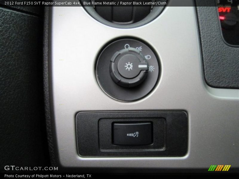 Controls of 2012 F150 SVT Raptor SuperCab 4x4
