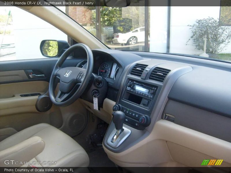 Nighthawk Black Pearl / Ivory 2008 Honda CR-V LX