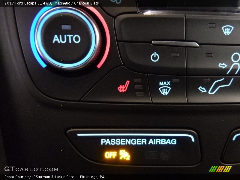 Magnetic / Charcoal Black 2017 Ford Escape SE 4WD