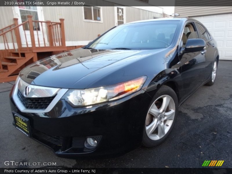 Grigio Metallic / Ebony 2010 Acura TSX Sedan