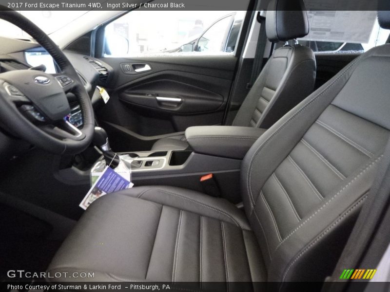 Ingot Silver / Charcoal Black 2017 Ford Escape Titanium 4WD