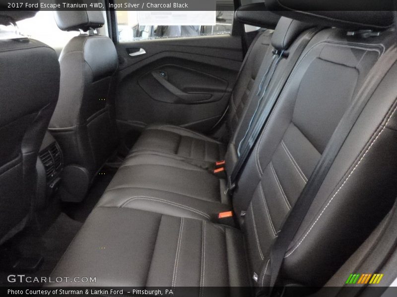 Ingot Silver / Charcoal Black 2017 Ford Escape Titanium 4WD