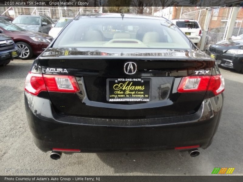 Grigio Metallic / Ebony 2010 Acura TSX Sedan